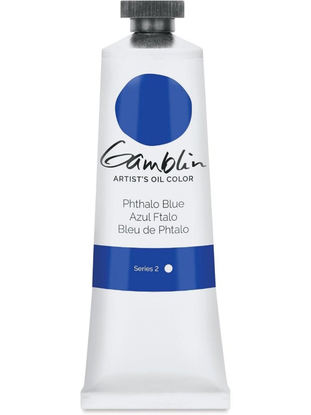 Vibrant Phthalo Blue Oil Paint - 37ml Tube for Artists & Creative Projects
